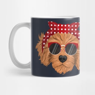 Funny and Cut Goldendoodle Lady Mug